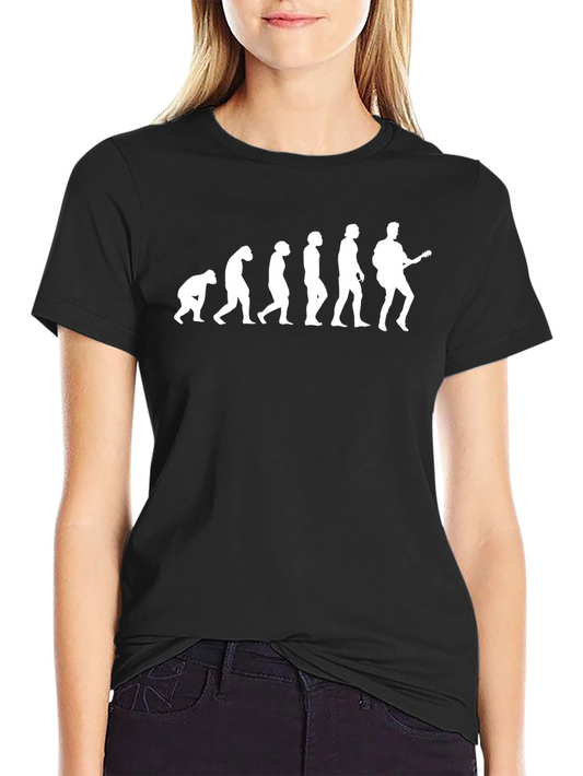 Evolution of Guitarist - Black T-Shirt