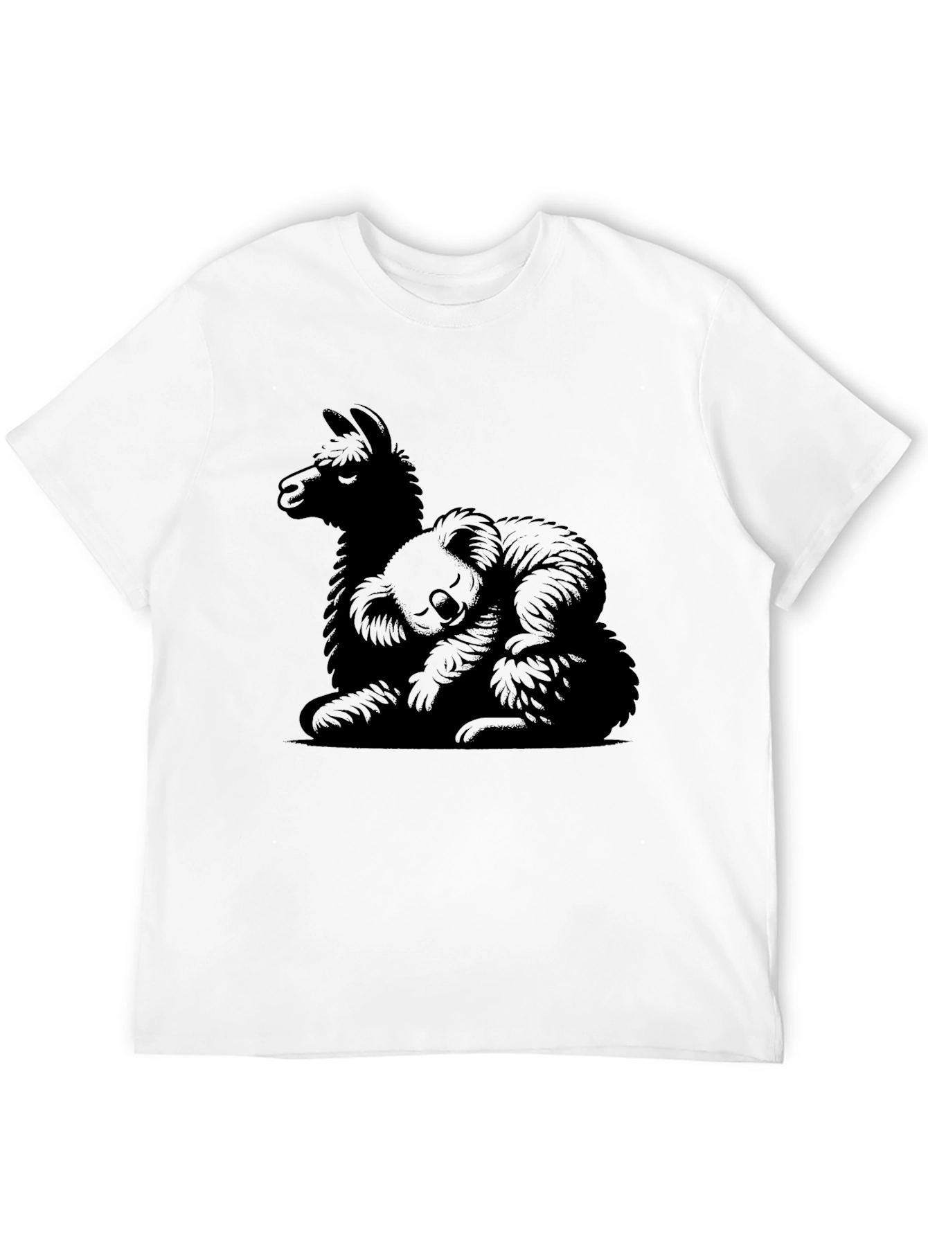 Llama & Koala Graphic Tee - Cozy Comfort