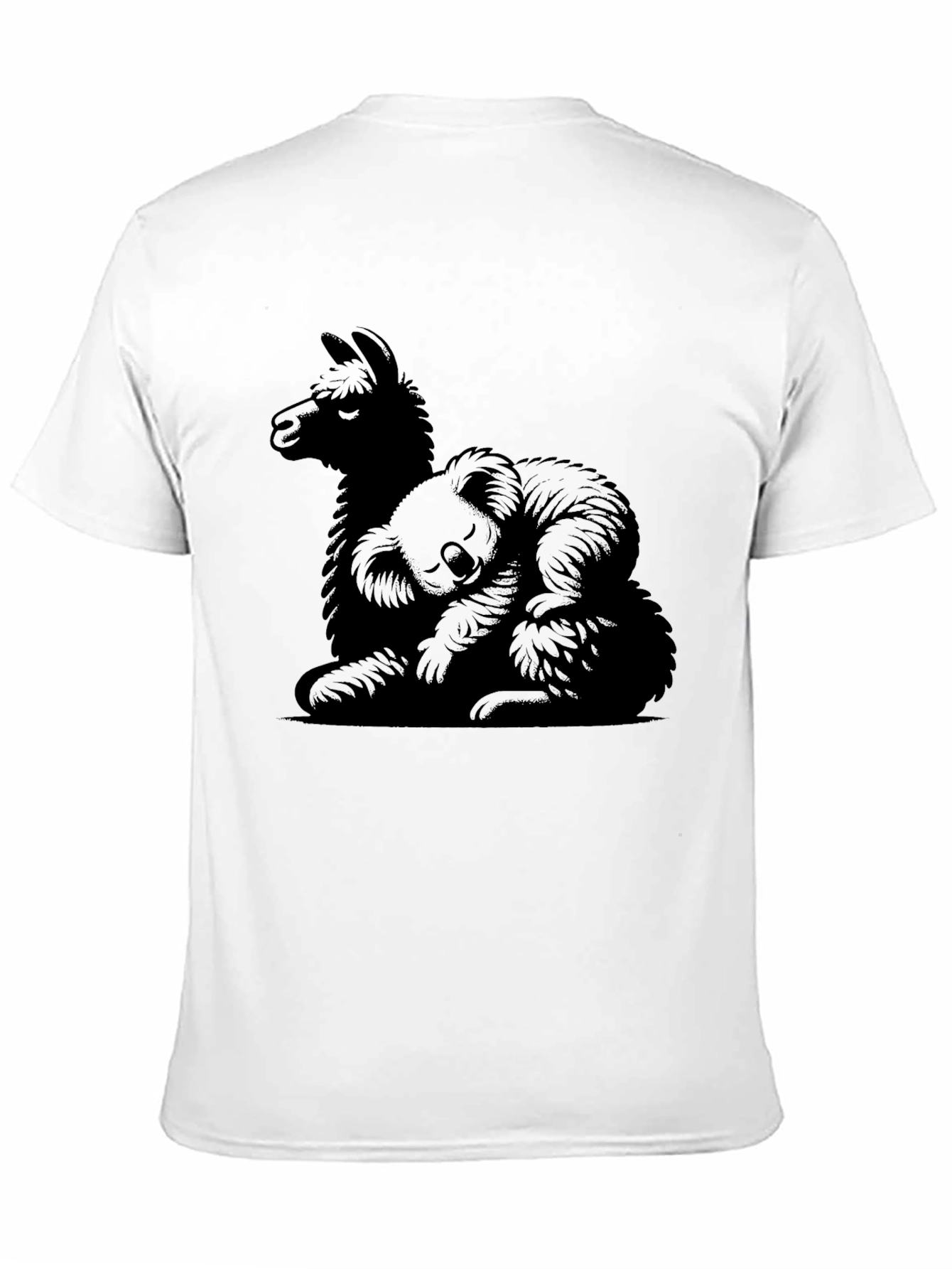 Llama & Koala Graphic Tee - Cozy Comfort