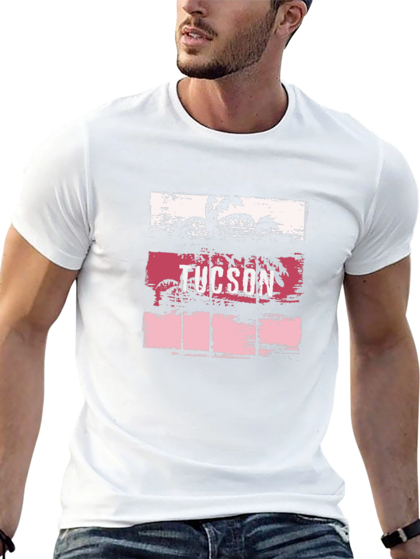 Tucson Palm Tree Graphic T-Shirt