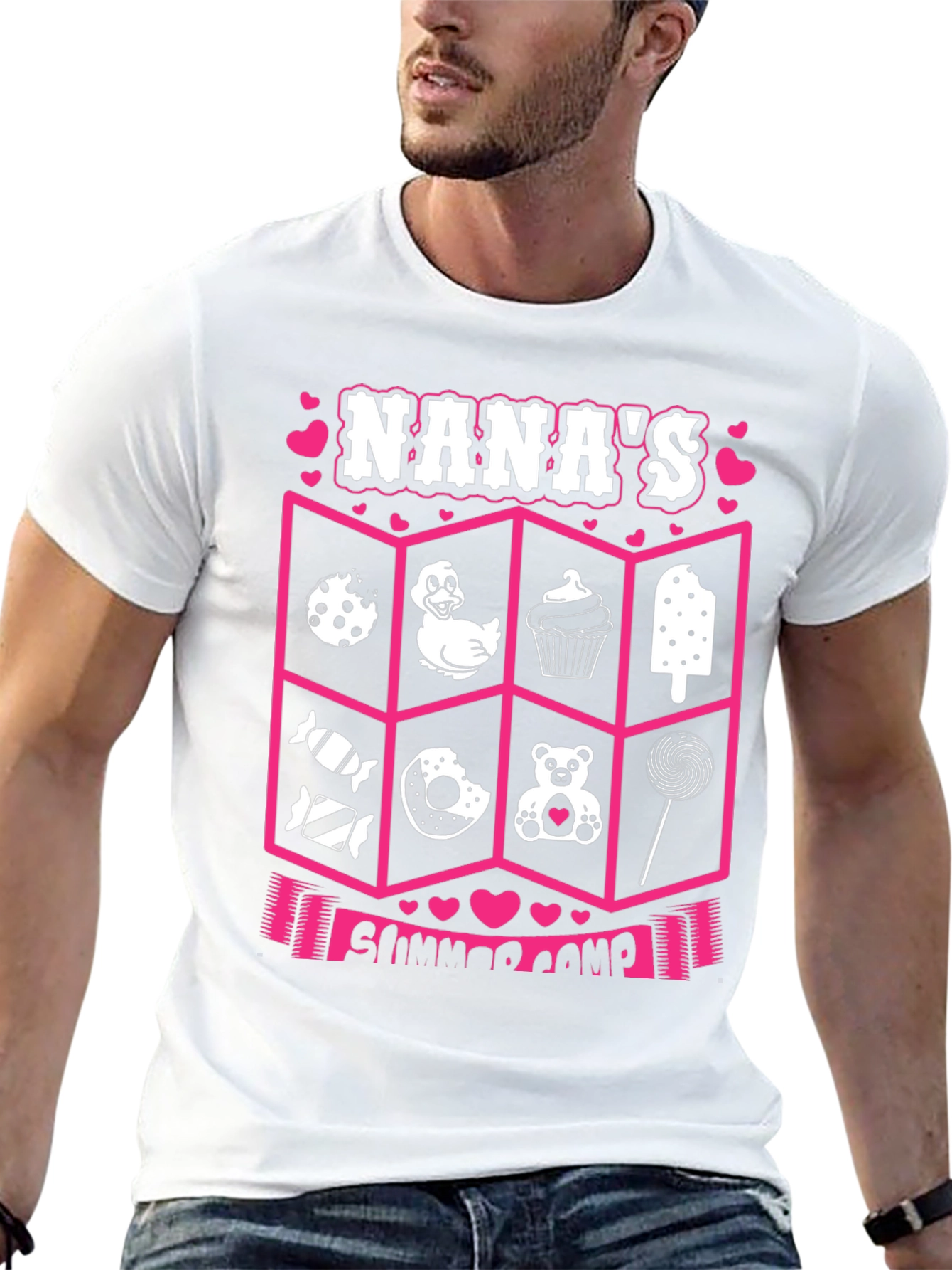 Nanas Summer Camp Graphic T-Shirt