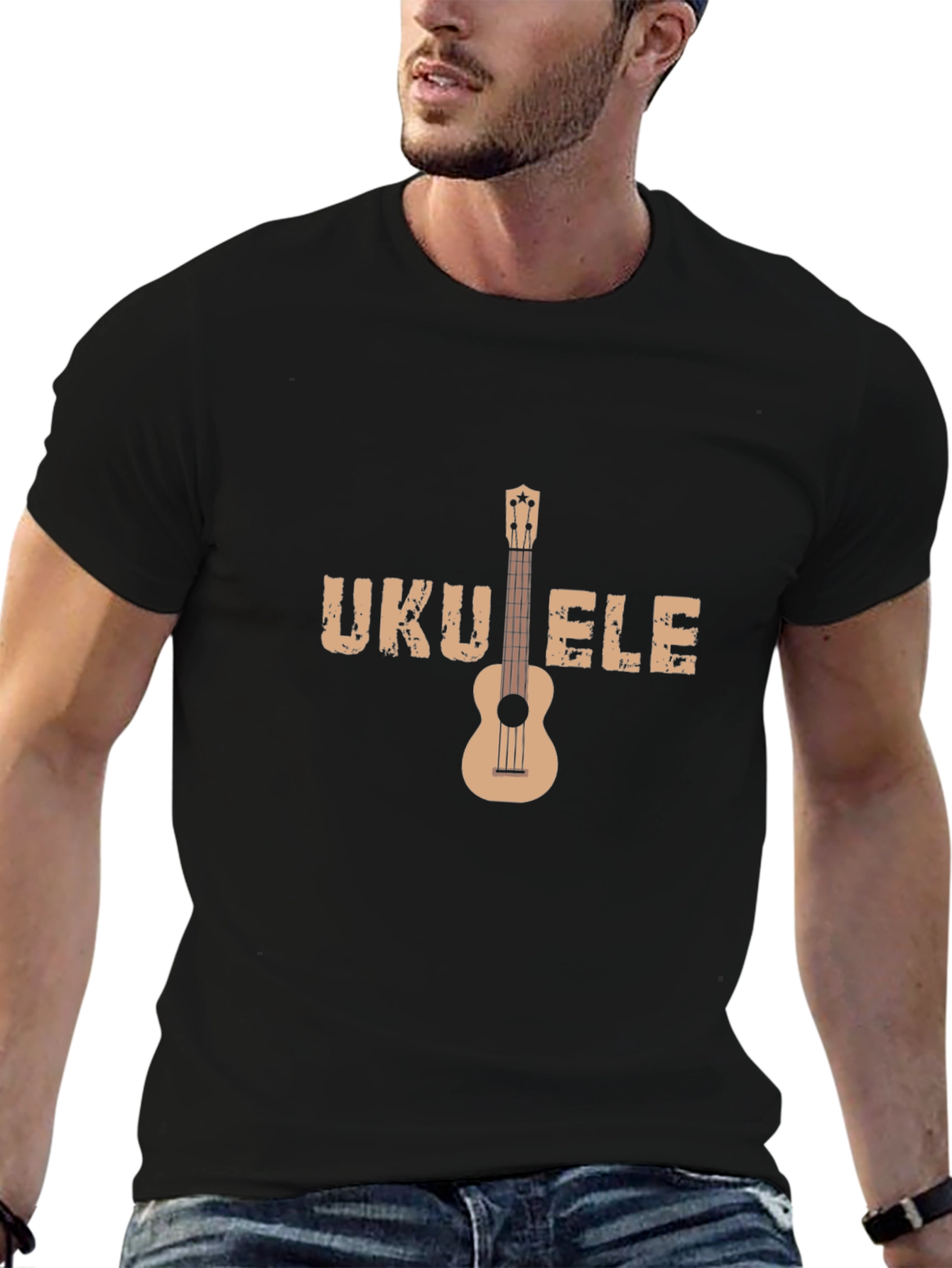 Ukulele Graphic T-Shirt - Musical Instrument Tee
