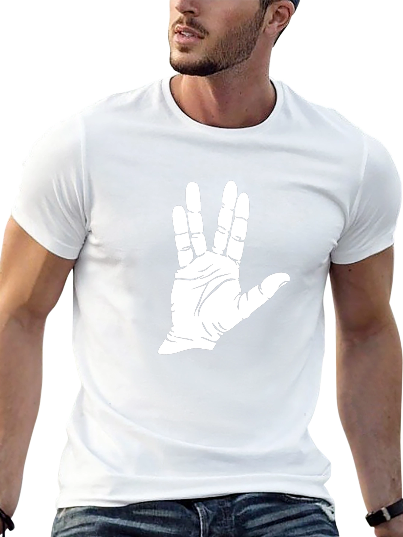 Live Long T-Shirt - Classic Vulcan Hand Sign
