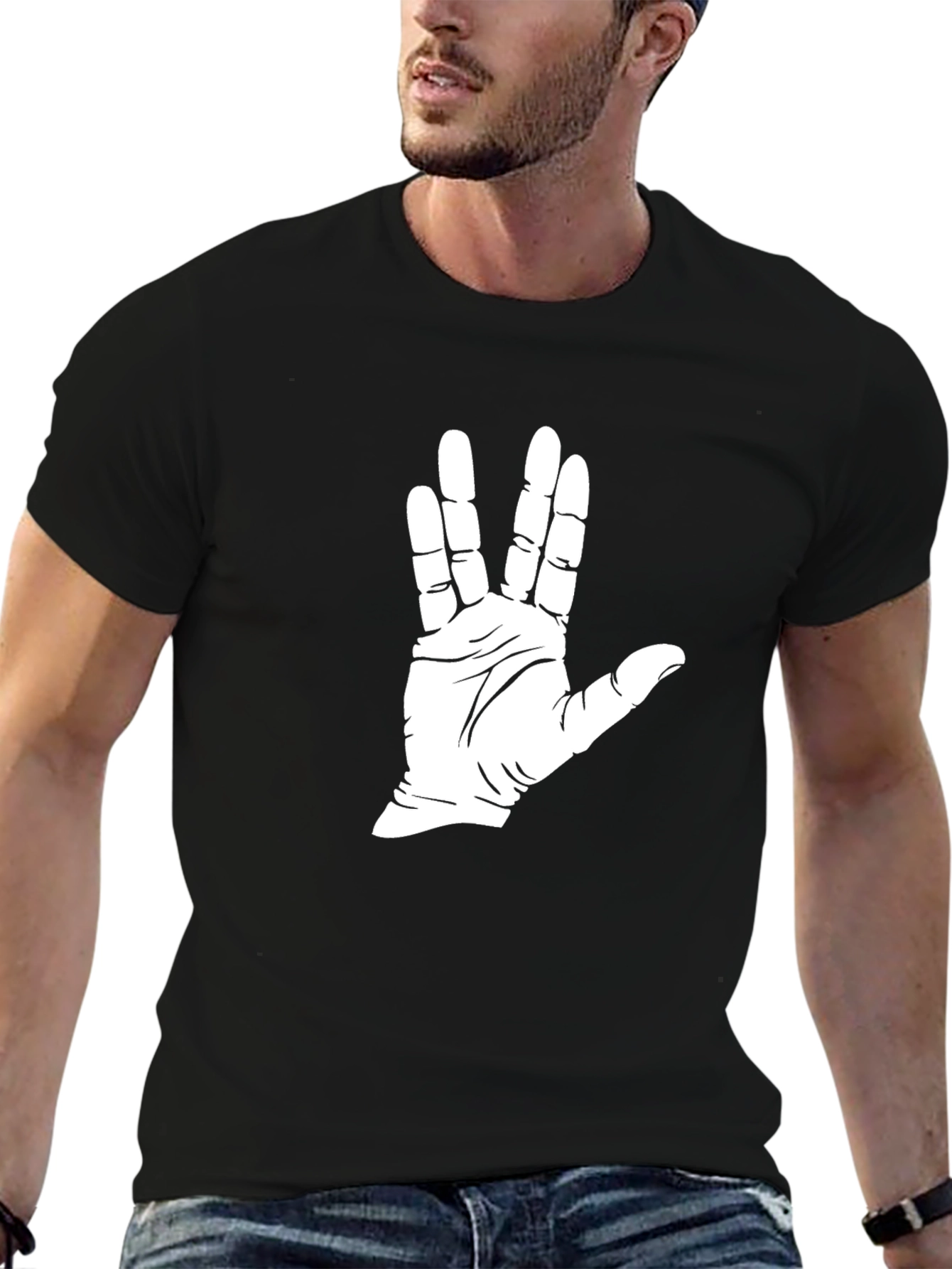 Live Long T-Shirt - Classic Vulcan Hand Sign