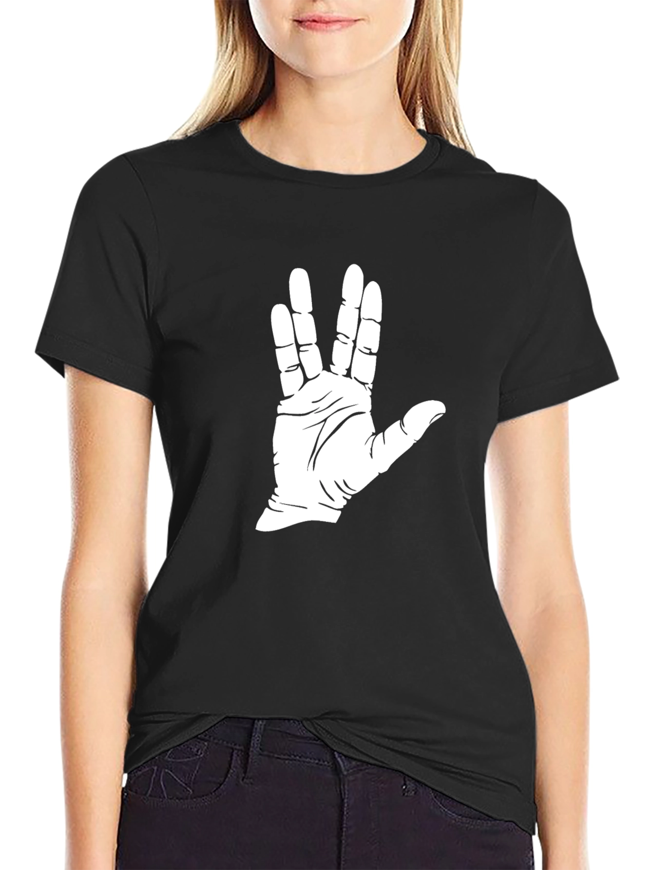Live Long T-Shirt - Classic Vulcan Hand Sign