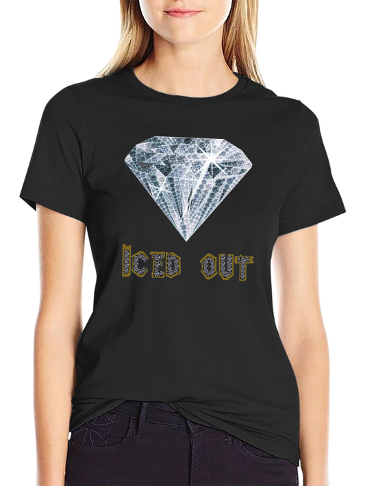Iced Out Graphic Tee - Diamond Design