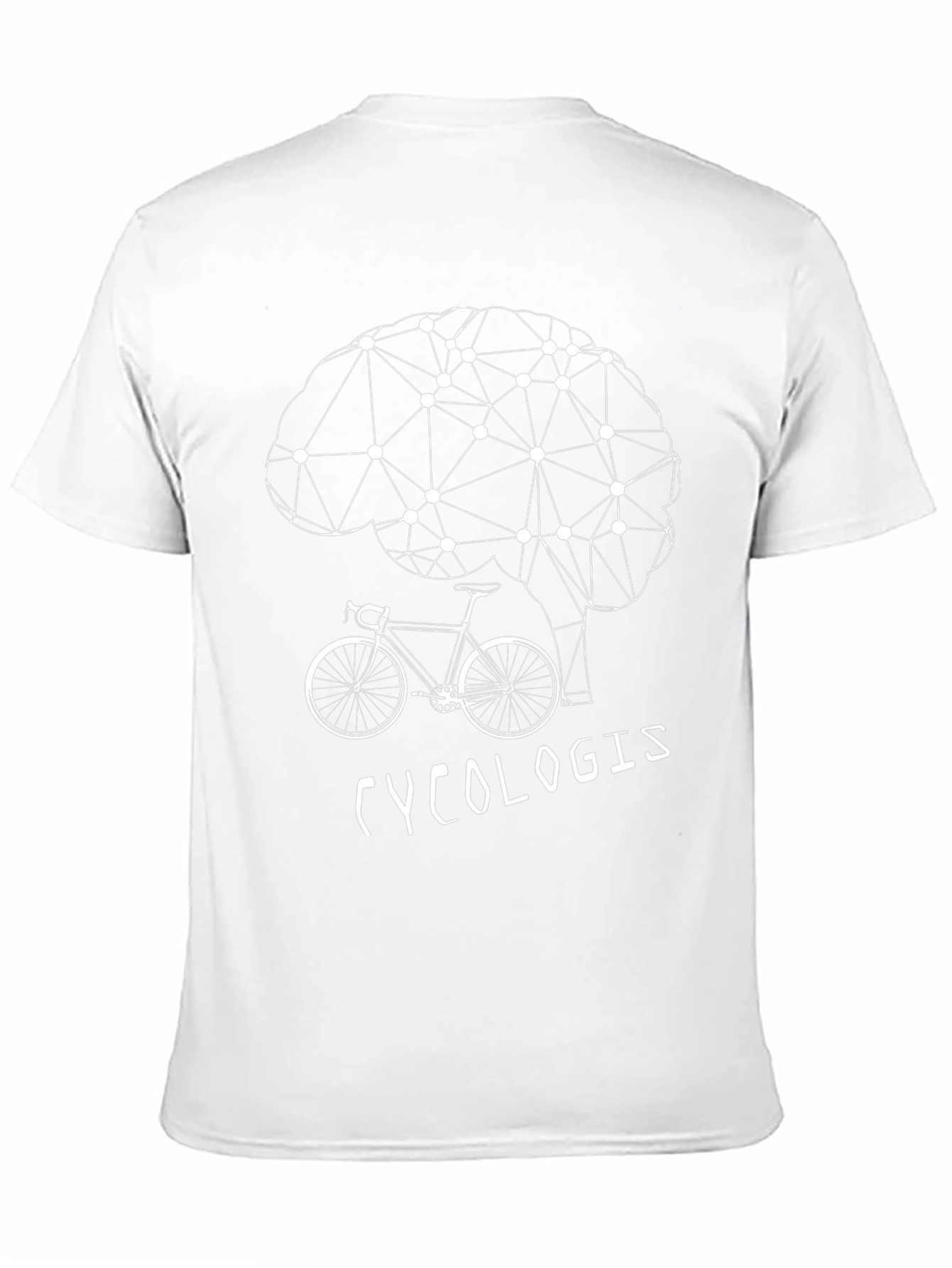 Cycologist Brain Bike Black T-Shirt
