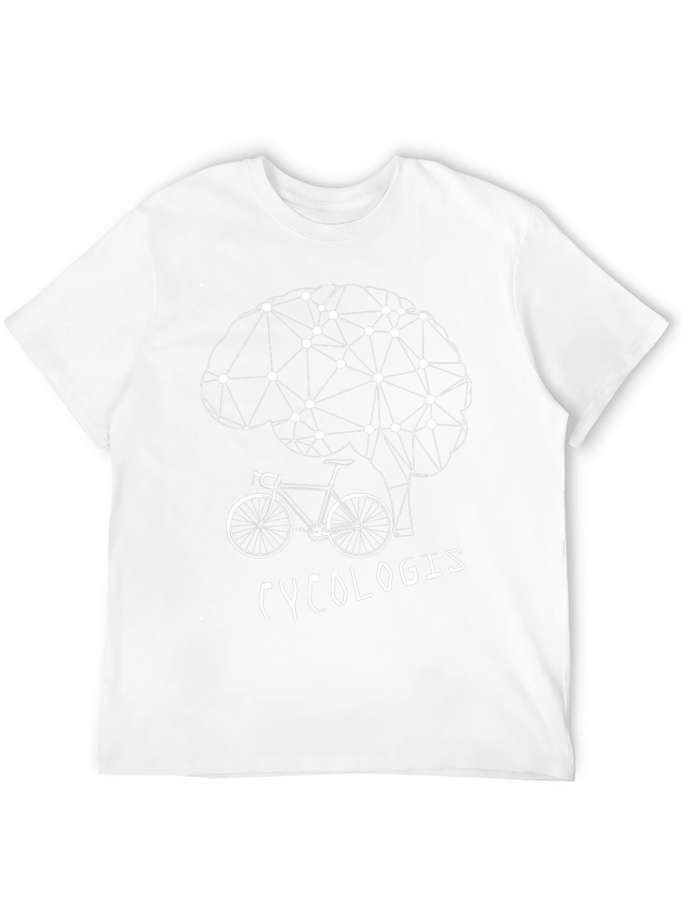Cycologist Brain Bike Black T-Shirt