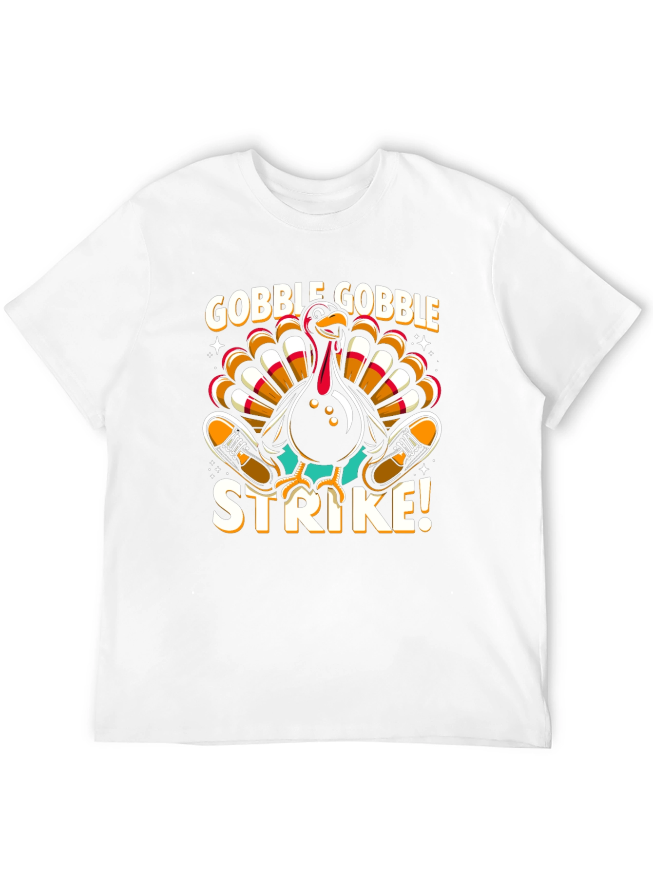Gobble Gobble Strike Bowling Turkey T-Shirt