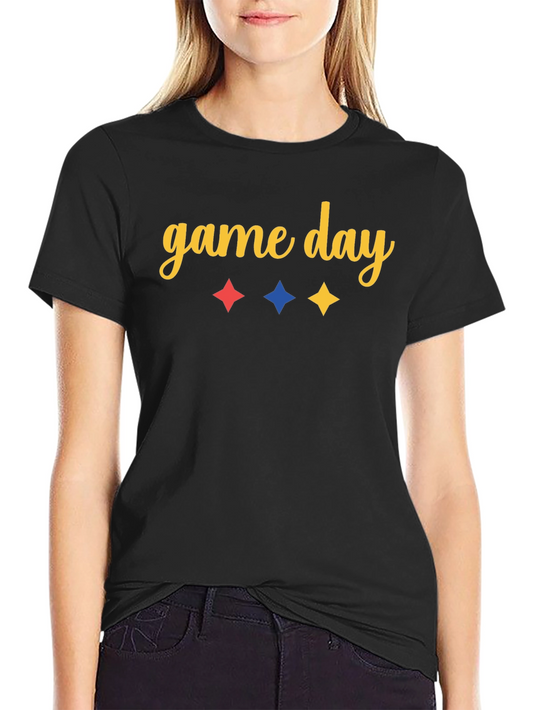 Game Day Graphic Tee - Black