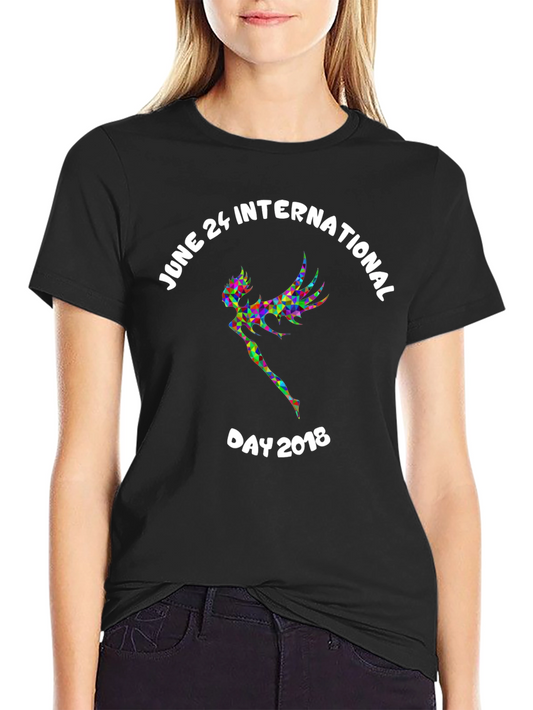 June 24 International Day 2018 Black T-Shirt
