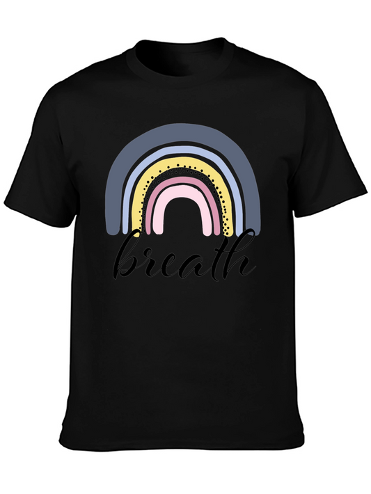 Breathe Rainbow Graphic T-Shirt - Relaxed Fit