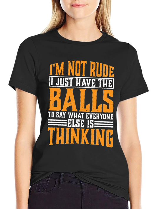 Im Not Rude Graphic Tee