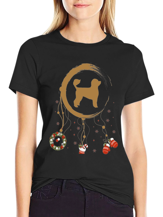 Festive Dog Dreamcatcher Graphic Tee