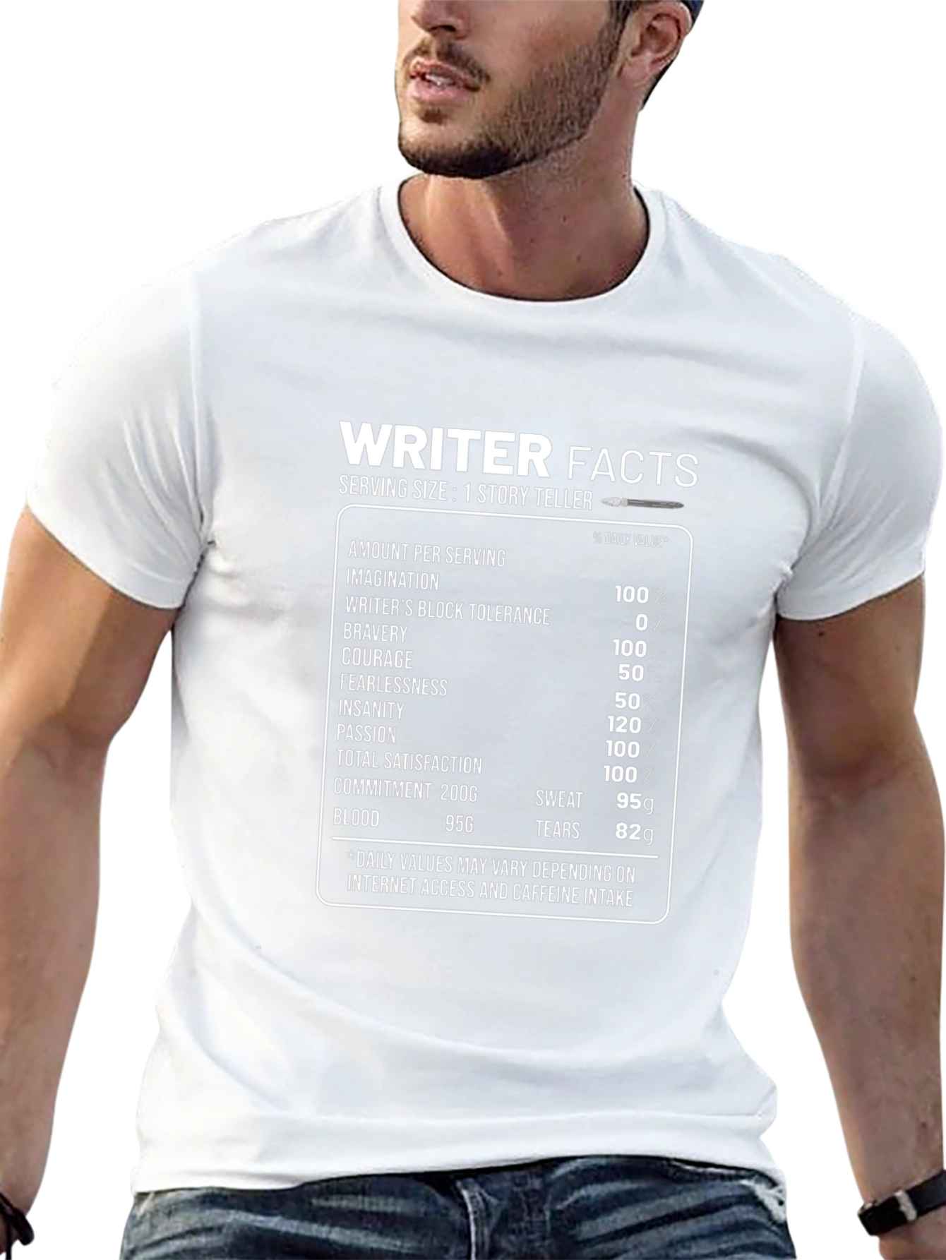 Writer Facts Graphic Novelty T-Shirt