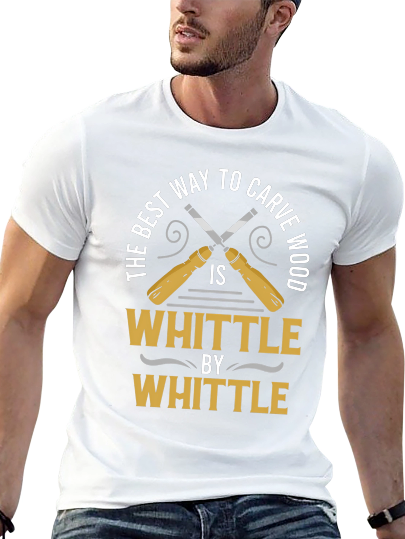 Whittle by Whittle Carve Wood T-Shirt