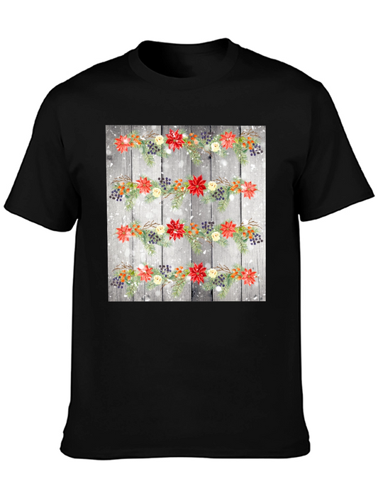 Festive Floral Garland T-Shirt