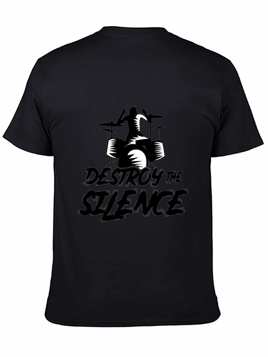 Destroy the Silence Graphic Tee - Black