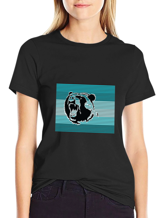 Bear Graphic Print T-Shirt