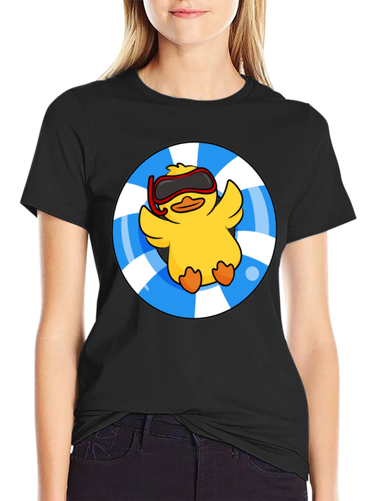 Duckling Pool Float Graphic Tee - Summer Ready!