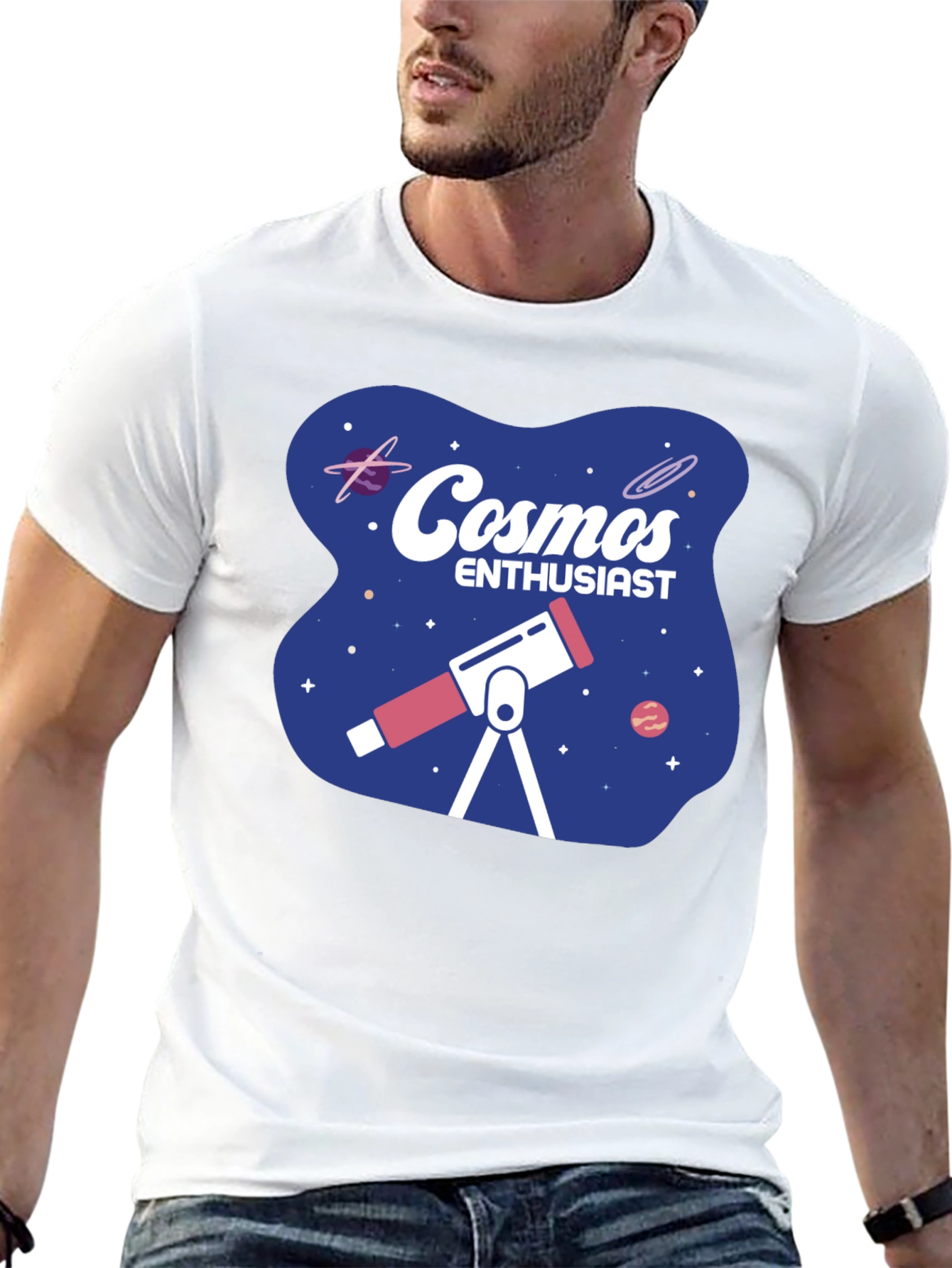 Cosmos Enthusiast T-Shirt - Space Lover Tee