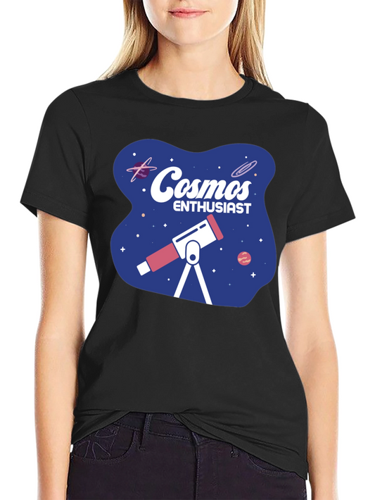 Cosmos Enthusiast T-Shirt - Space Lover Tee