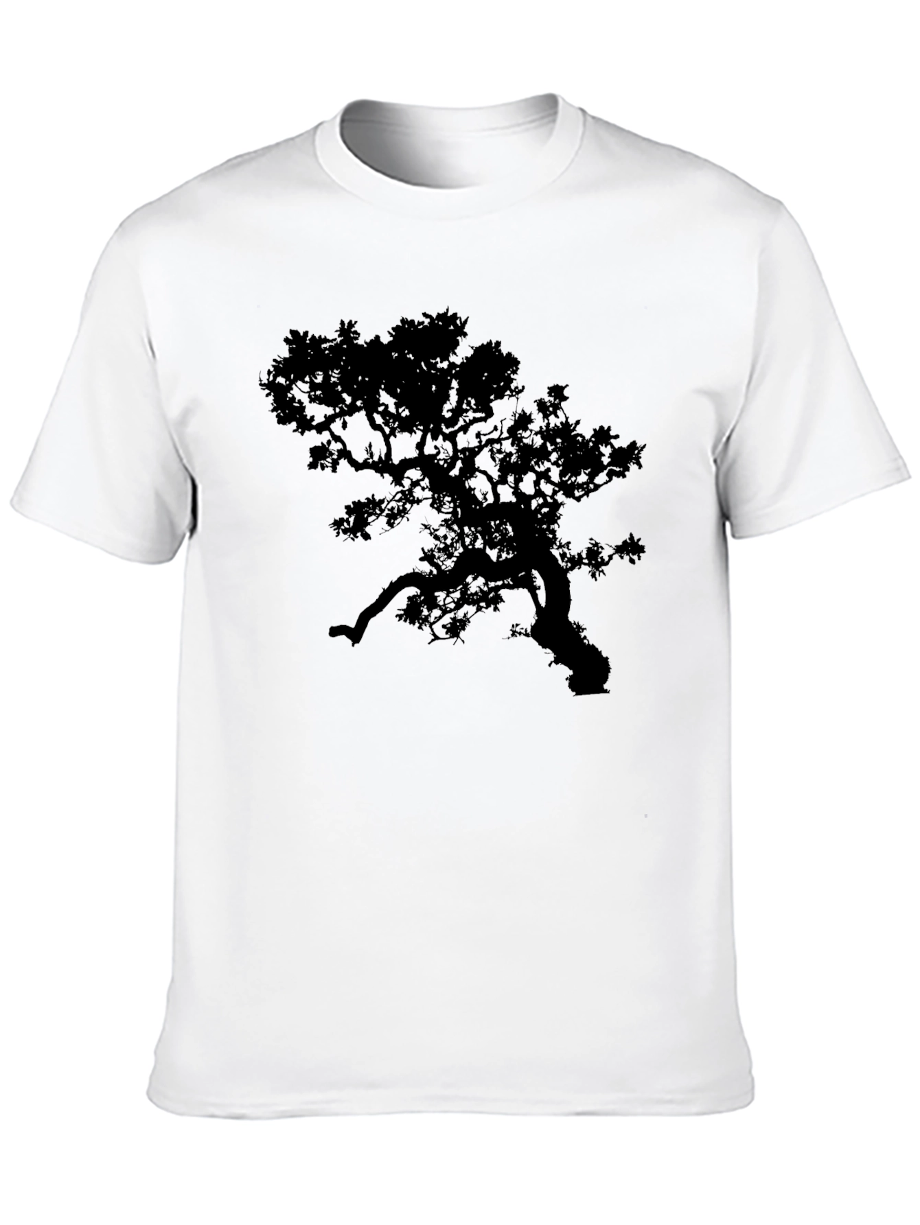 Tree Silhouette Black T-Shirt