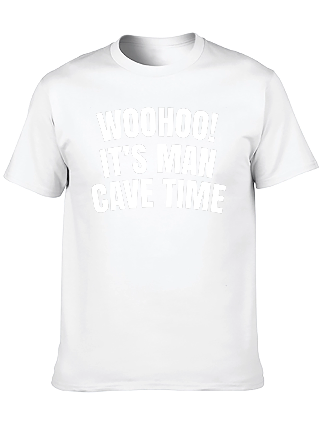 Man Cave Time T-Shirt - Black Graphic Tee