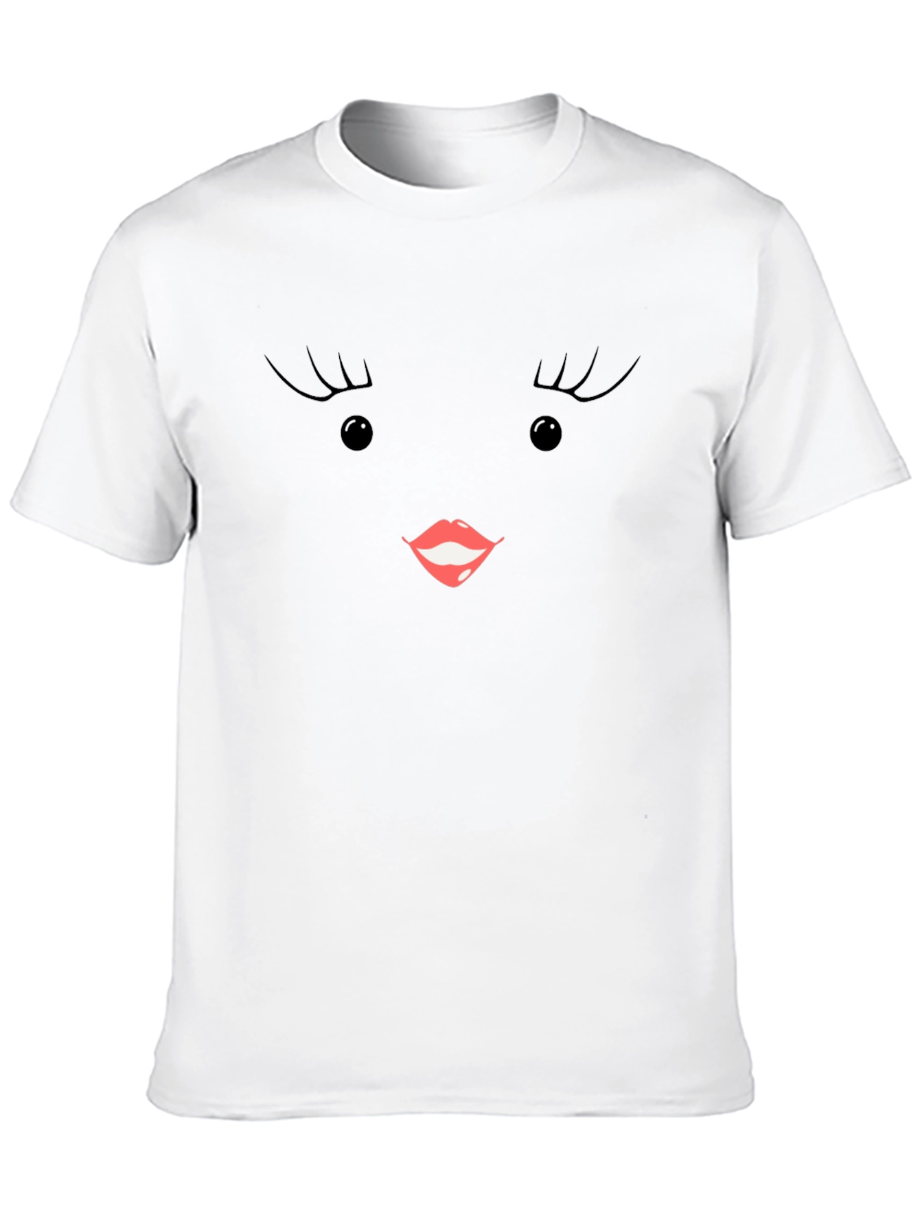 Funny Face Graphic Print T-Shirt