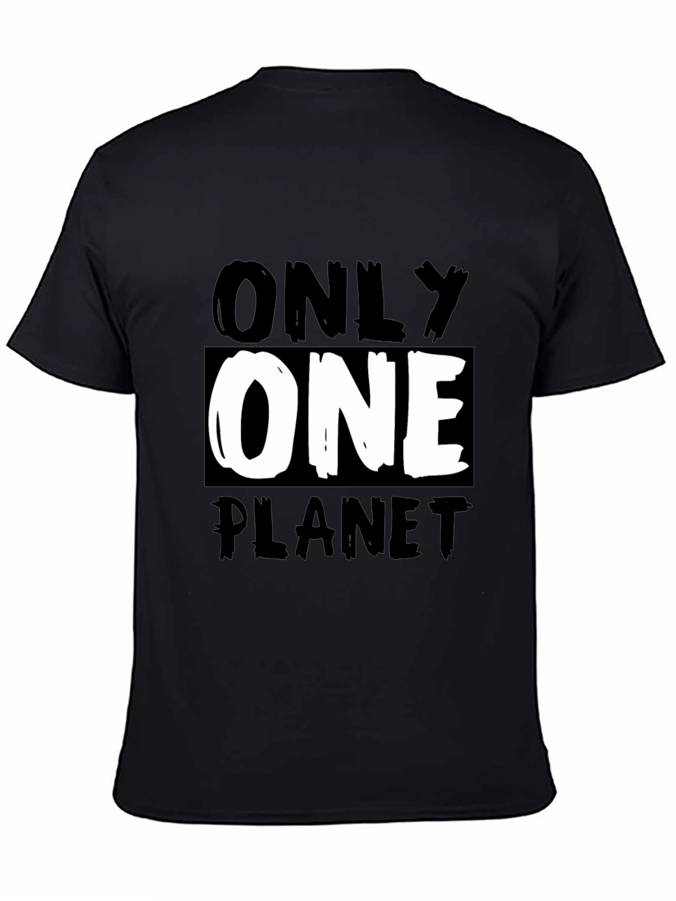Only One Planet Graphic Tee - Eco-Friendly Awareness T-Shirt