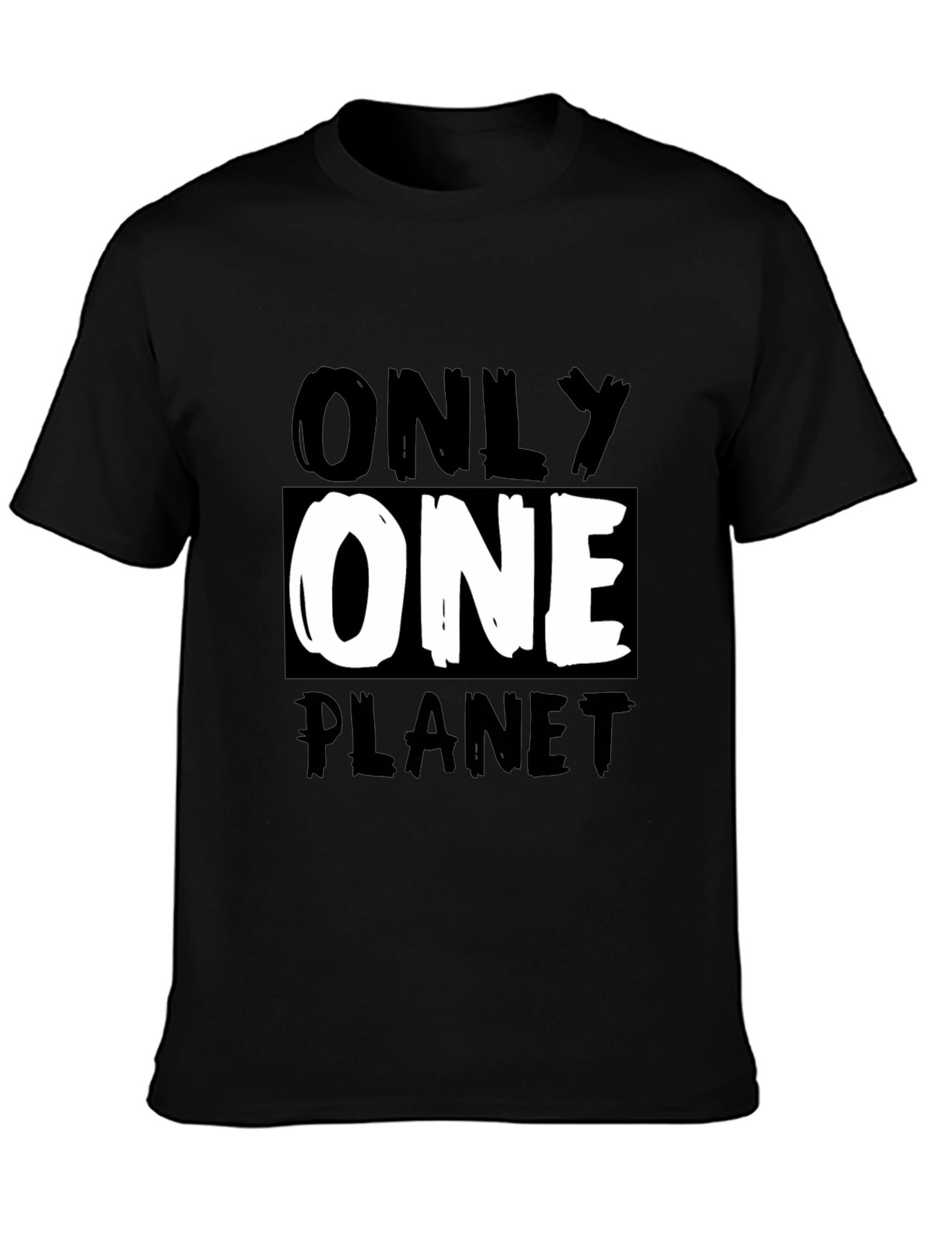 Only One Planet Graphic Tee - Eco-Friendly Awareness T-Shirt