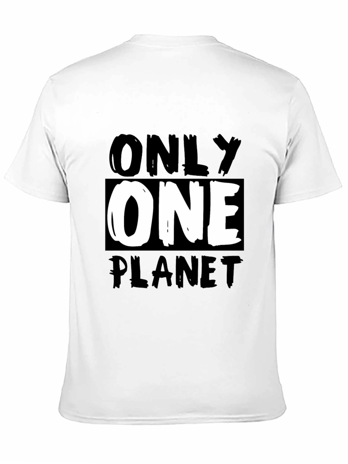 Only One Planet Graphic Tee - Eco-Friendly Awareness T-Shirt