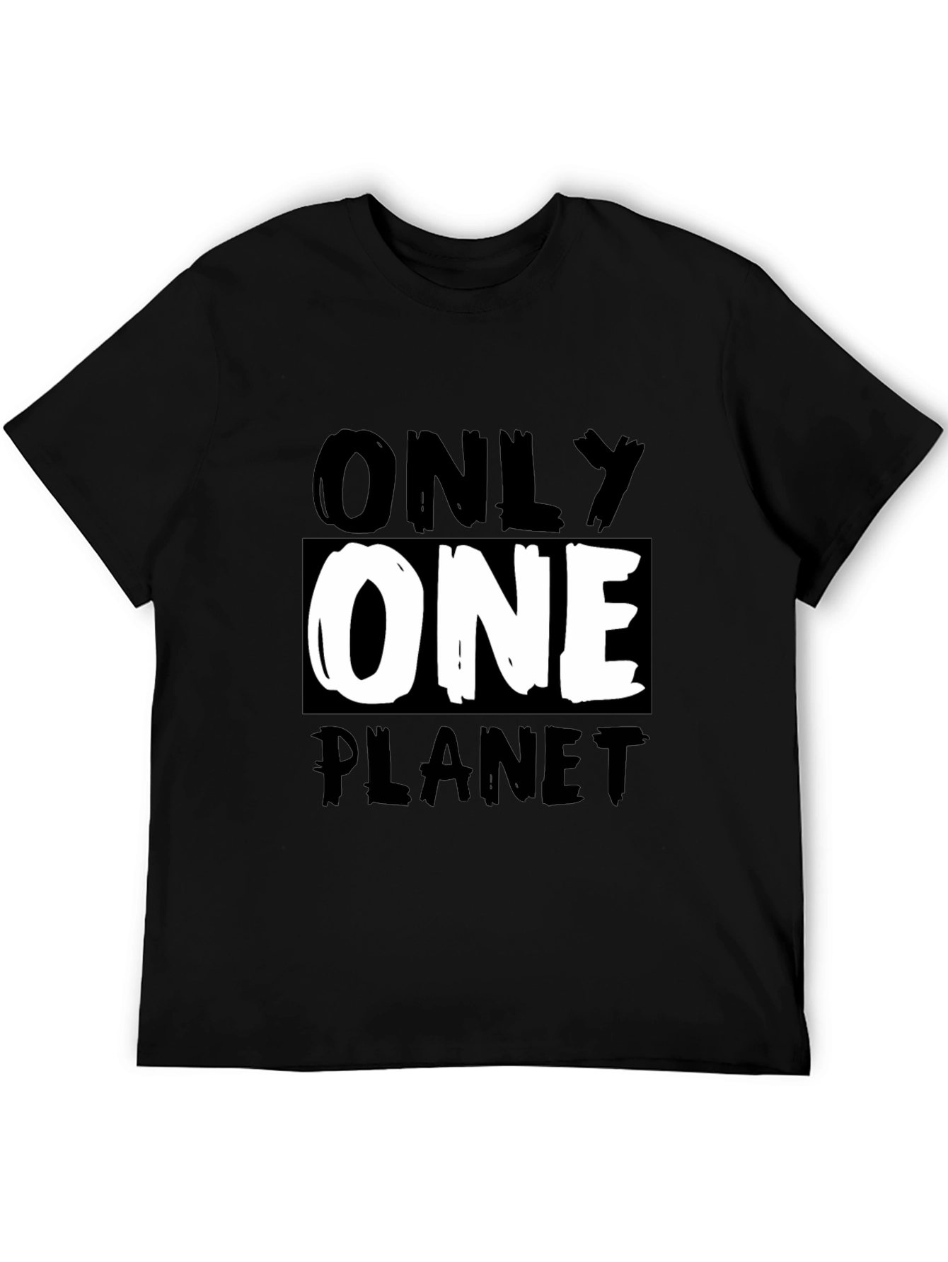 Only One Planet Graphic Tee - Eco-Friendly Awareness T-Shirt