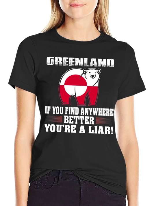 Greenland Polar Bear Flag T-Shirt
