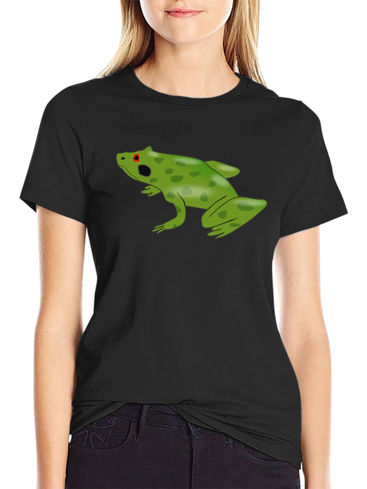 Green Frog Graphic T-Shirt - Casual Cool