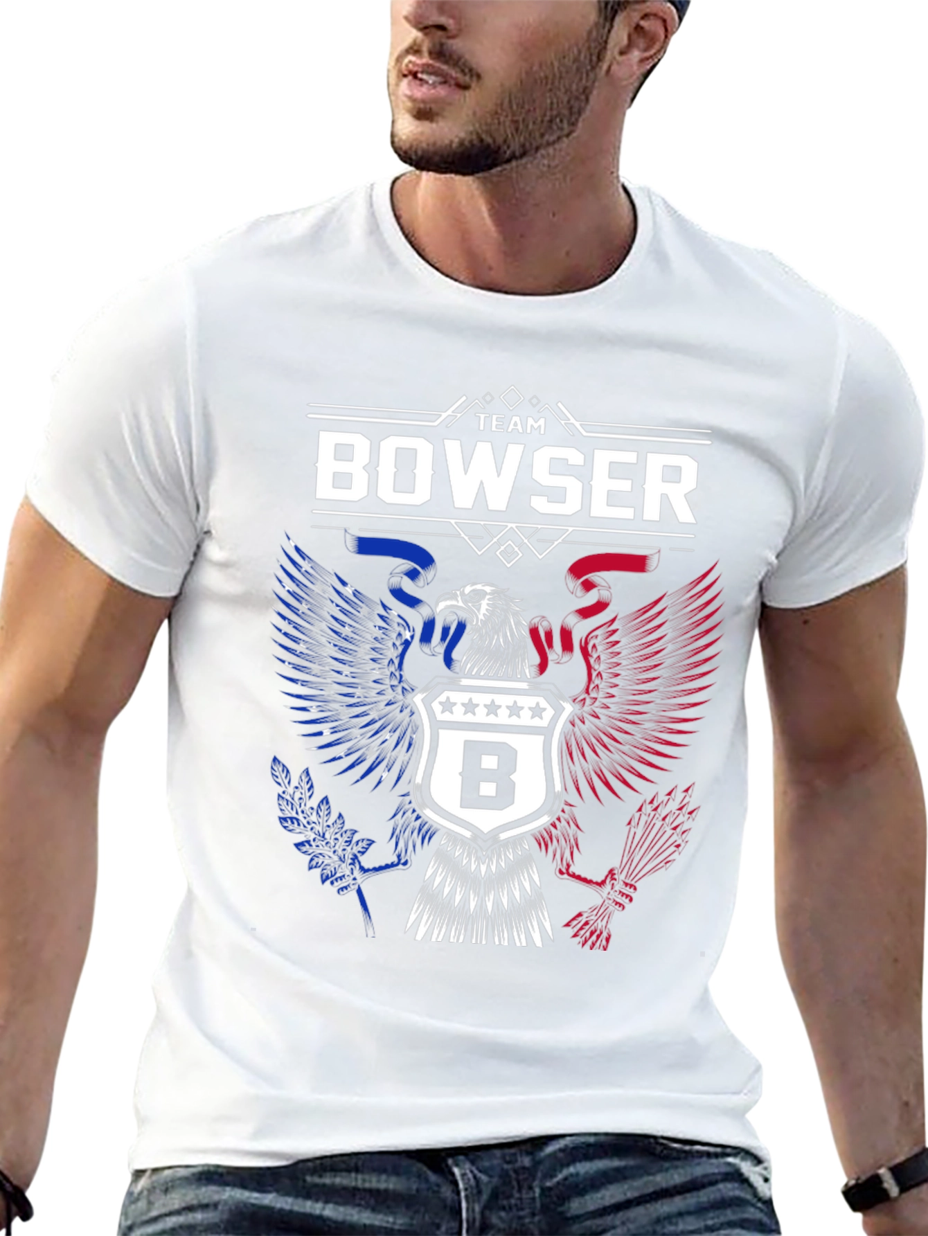 Team Bowser Eagle Graphic T-Shirt