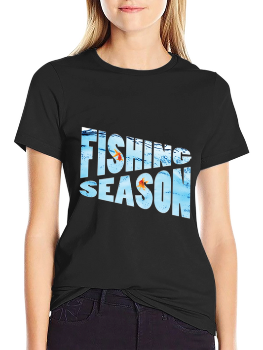 Fishing Season Graphic Tee - Unique Design