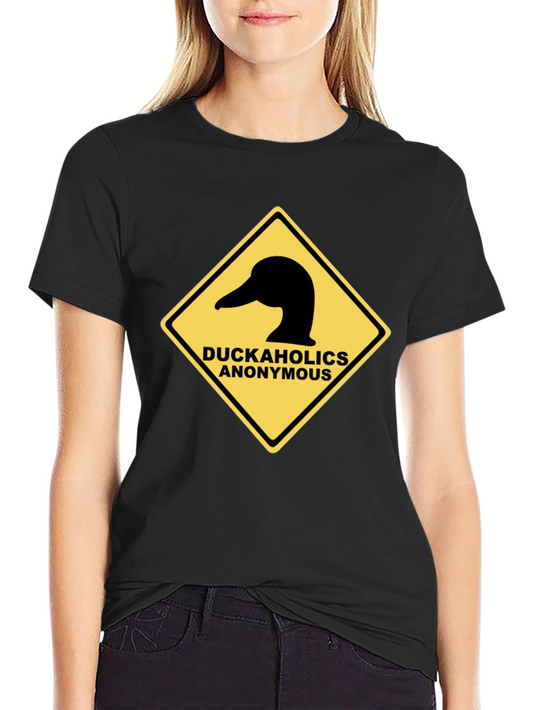 Duckaholics Anonymous Black T-Shirt