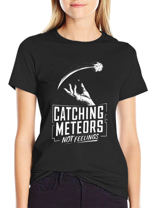 Catching Meteors Graphic T-Shirt - Black