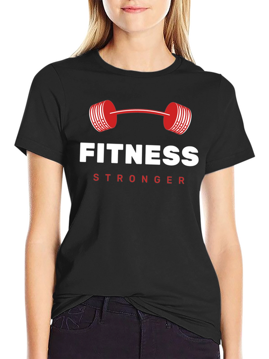 Fitness Stronger Graphic T-Shirt