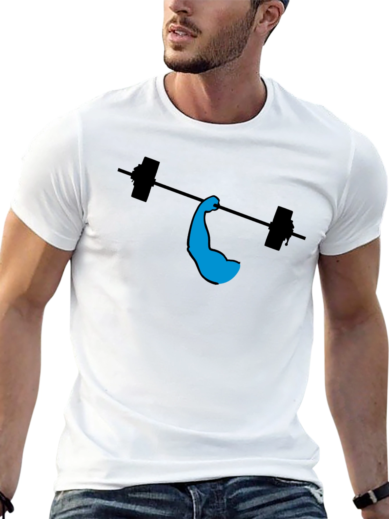 Workout Arm Black T-Shirt
