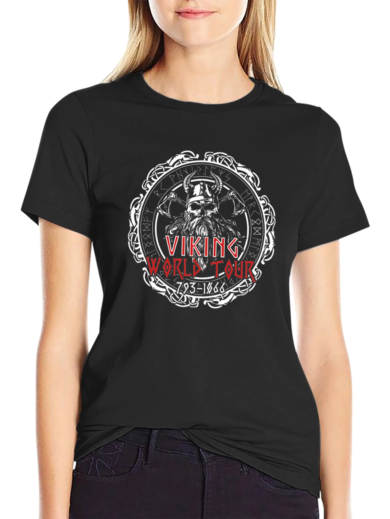 Viking World Tour Black T-Shirt