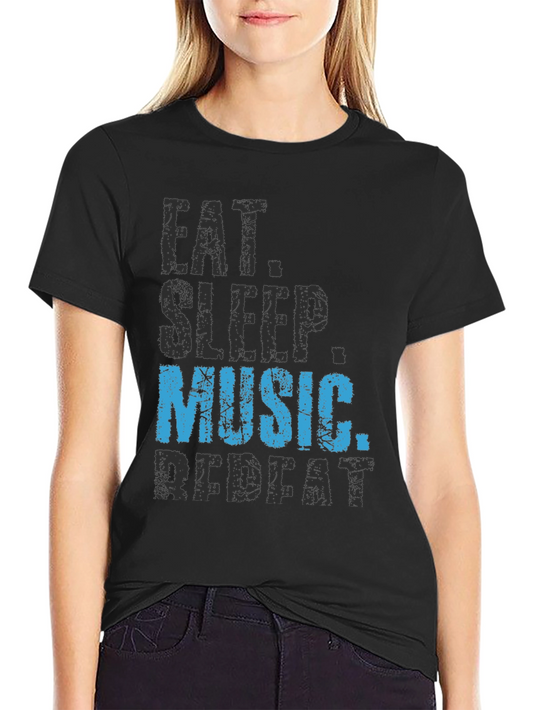 Eat Sleep Music Repeat - Graphic Tee