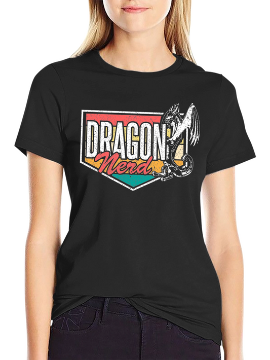Dragon Nerd T-Shirt - Fantasy Geek Tee