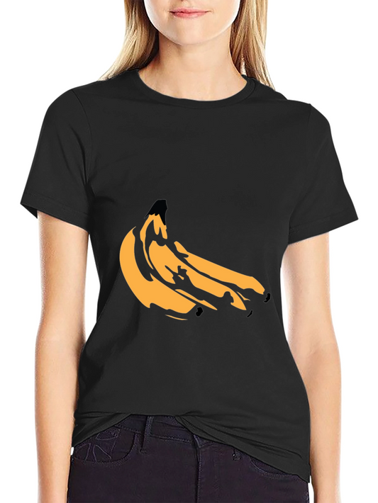 Banana Graphic Black T-Shirt