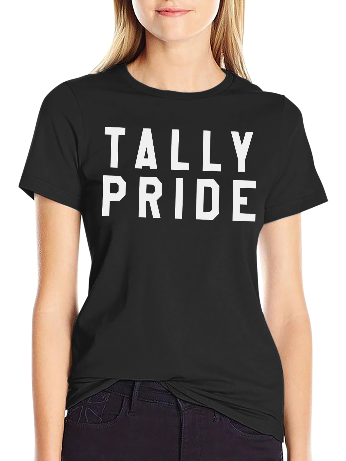 Tally Pride Black Graphic Tee