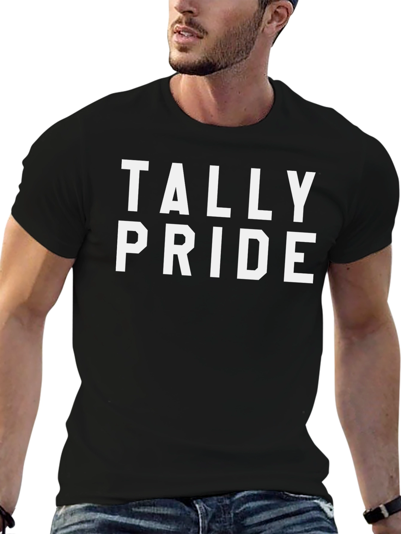 Tally Pride Black Graphic Tee