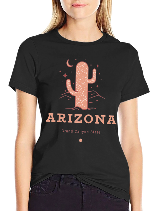 Arizona Cactus Graphic T-Shirt - Grand Canyon State