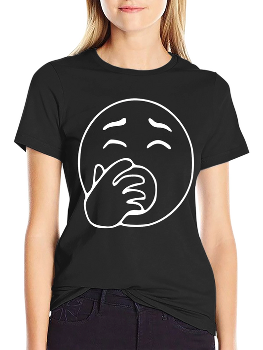 Laughing Emoji Black Graphic Tee