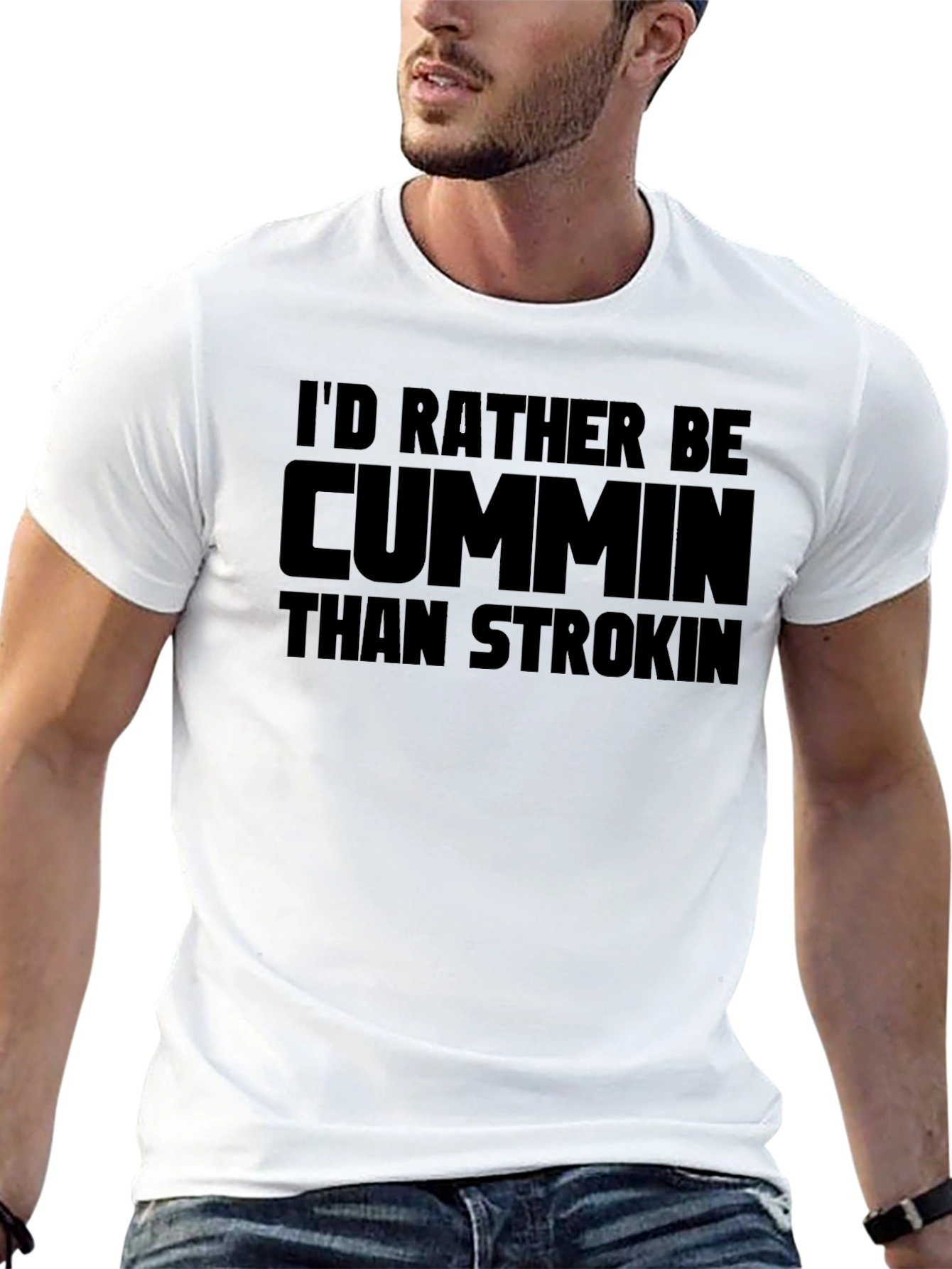 Id Rather Be Cummin T-Shirt - Adult Humor